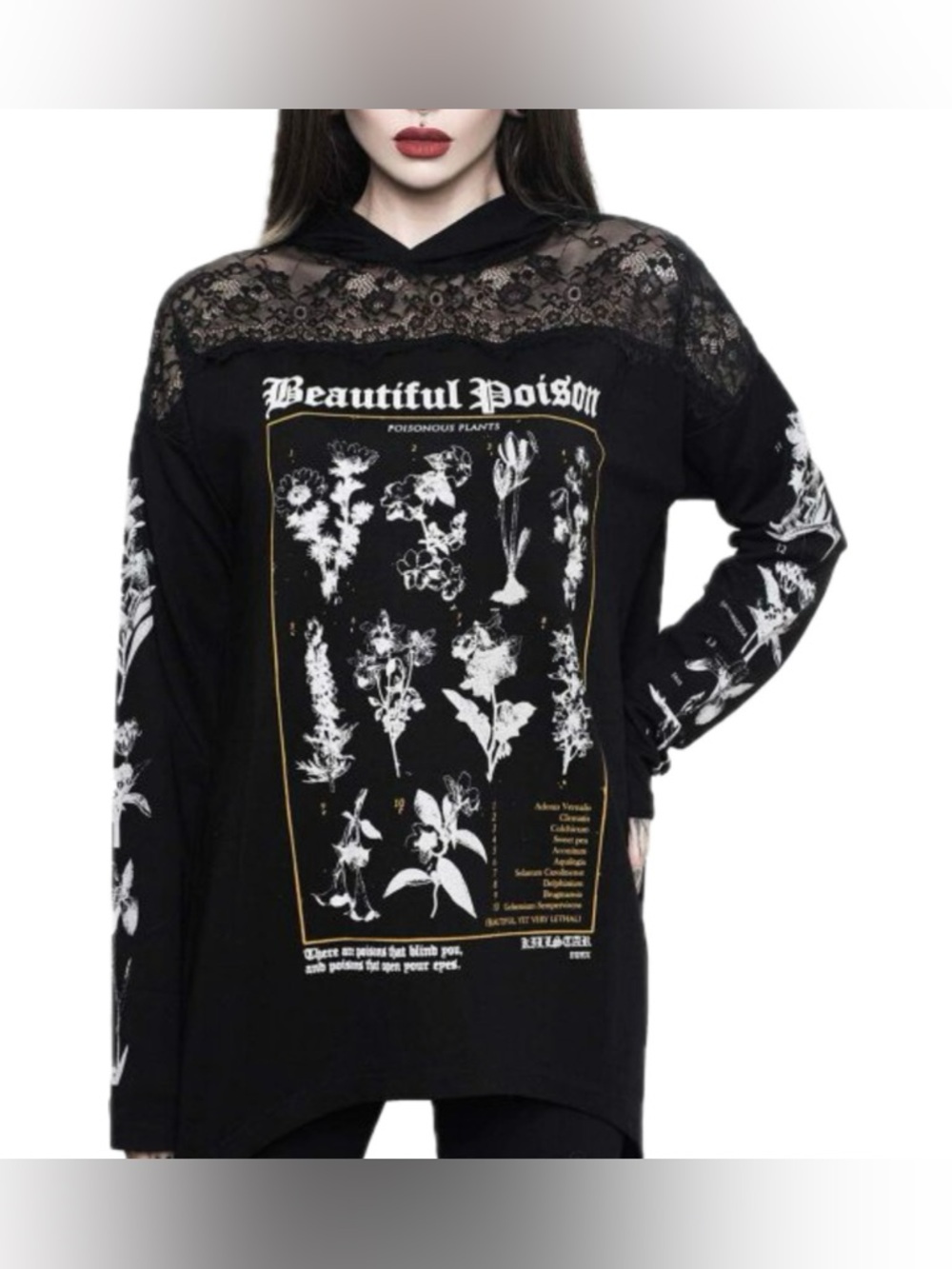 Killstar Poison Lace Hoodie